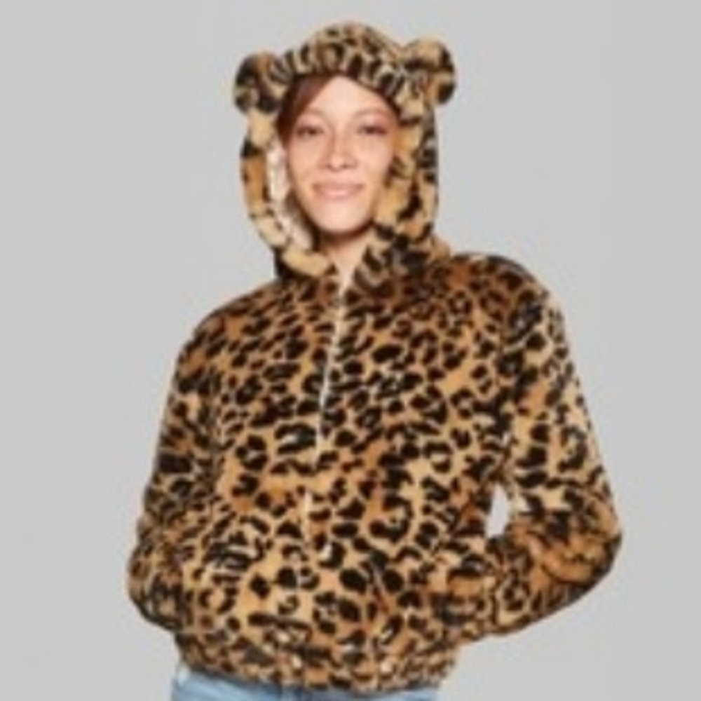 Wild Fable Leopard Print Jacket